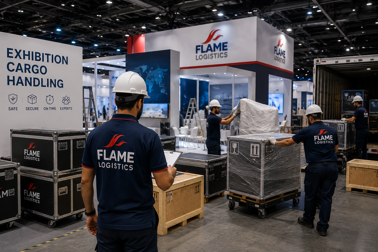 Exhibition cargo handling